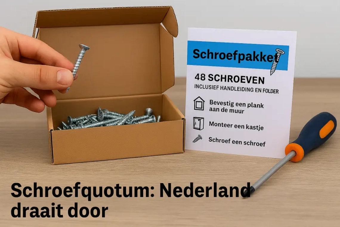 Maak het met schroeven en handleiding: een karaktertest!